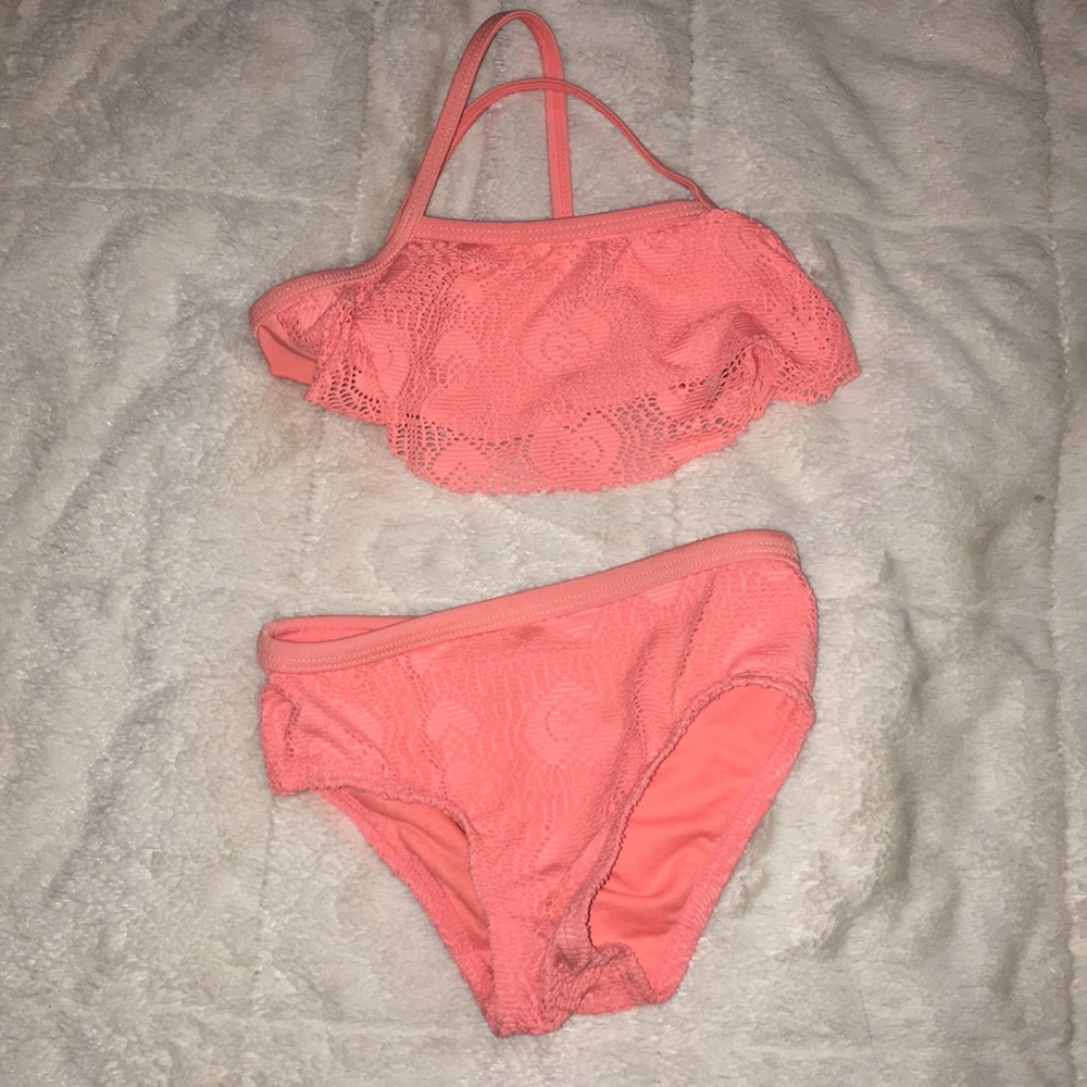 Cute 3T peach bathing suit